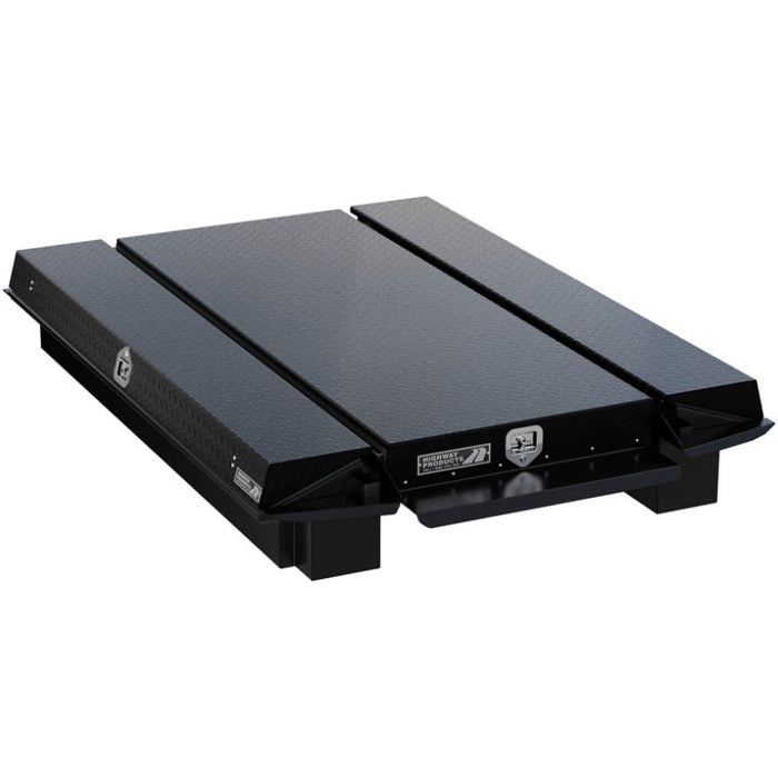 Highway Products Pickup Pack, w/ Black Diamond Plate Lid, w/ Black Smooth Aluminum Base Model 39215BFNN