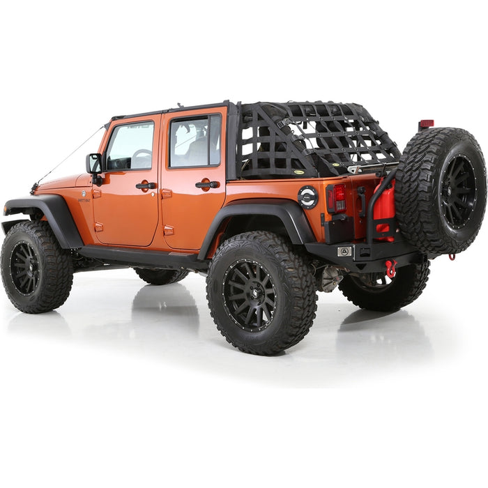 Smittybilt C-RES2 HD Cargo Restraint System - 2" Black Diamond Web (07-18 JKU) Model 581135