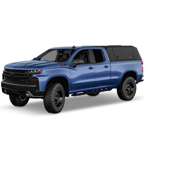 SmartCap Matte Black Truck Bed Cap EVOa Adventure Series w/ Horizontal Locks Model EA0109-MB