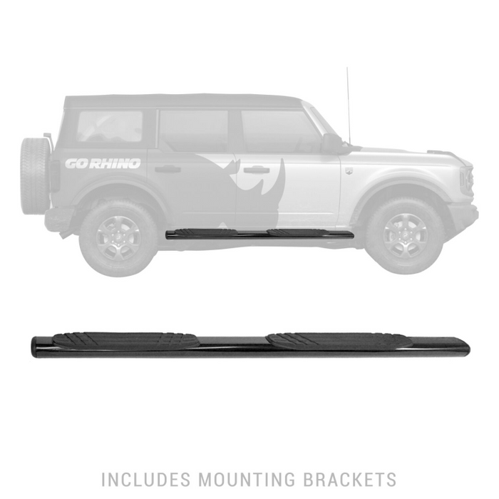 Go Rhino 4" OE Xtreme Step Nerf Bars with Mounting Bracket Kit Model 684412971T