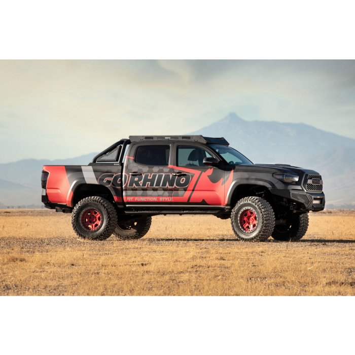 Go Rhino V-Series V3 Aluminum Step Nerf Bars and Mounting Brackets Kit Model V3442987T