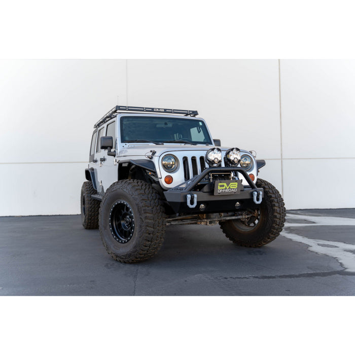 DV8 Offroad Fairlead Mounted Flip-Up License Plate Bracket Model LPBM-02