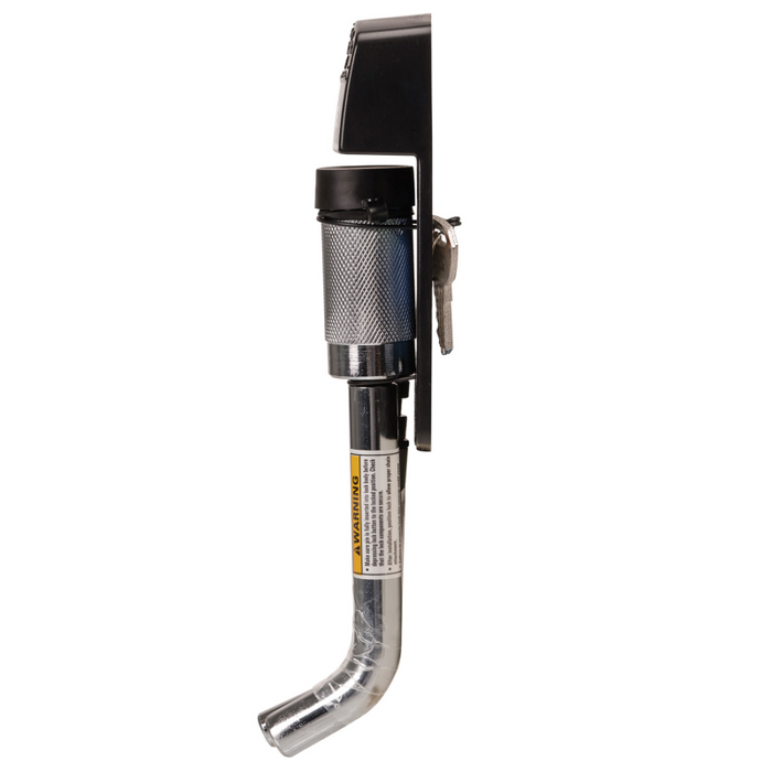 Draw-Tite Trailer Hitch Lock - 1-1/4 in. & 2 in. Square Receivers, 1/2 in. & 5/8 in. Pin Diameter, Dogbone Style Model 63248