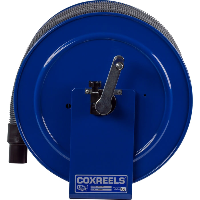 Coxreels V100 Series Vacuum Only Direct Crank Rewind 1-1/2/2 in. x 35 ft. - No Hose Model V-117H-835