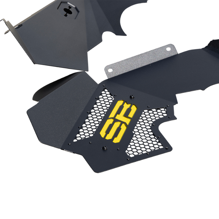 Smittybilt Front Aluminum Inner Fender Liner Pair - Black (07-18 JK/JKU) Model 76984