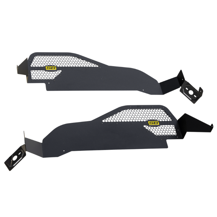 Smittybilt Rear Aluminum Inner Fender Liner Pair - Black (07-18 JK/JKU) Model 76986