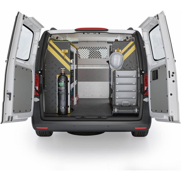 Ranger Design HVAC Van Shelving Package for Mercedes Metris All Wheelbase - Single Sliding Door Model MML-12