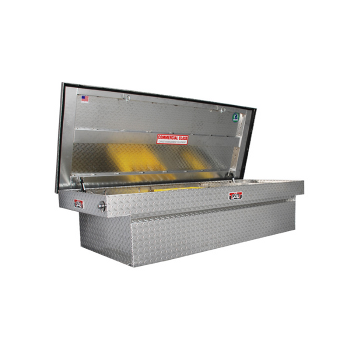 Brute Crossover Tool Box Single Lid Bright Aluminum Full Size Extra Wide Model RB117FL