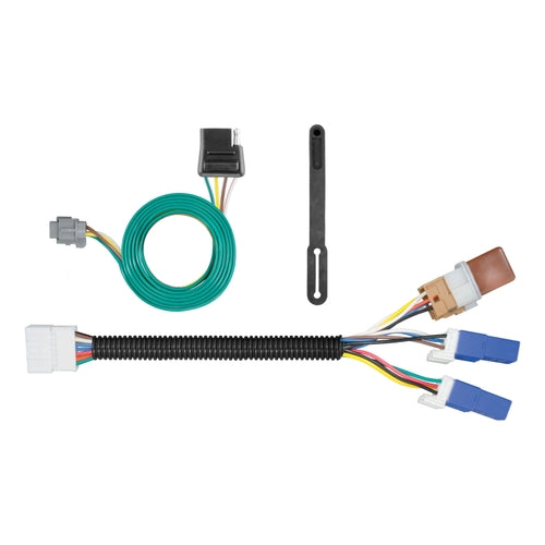 CURT Vehicle-Side Custom 4-Pin Trailer Wiring Harness, Fits Select Nissan Frontier, Pathfinder, Xterra, Suzuki Equator Model 56225