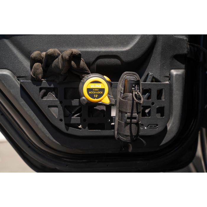 DV8 Offroad 2018-2026 Jeep WranglerJLU Gladiator JT Slim Rear Door ONLY Molle Pockets Model MPJL-08