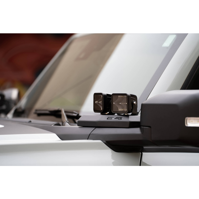 DV8 Offroad 2021-2026 Ford Bronco A-Pillar Pod Light Mounts Model LBBR-02