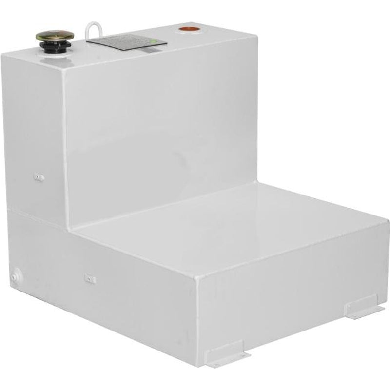 Delta / JOBOX 48 Gallon White L-Shaped Steel Liquid Transfer Tank Mode ...