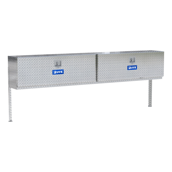 UWS Bright Aluminum 96" Double-Door Topside Truck Tool Box Model TBTS-96