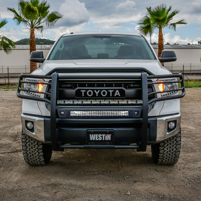 Westin Sportsman X Grille Guard Textured Black Steel Model 40-33705
