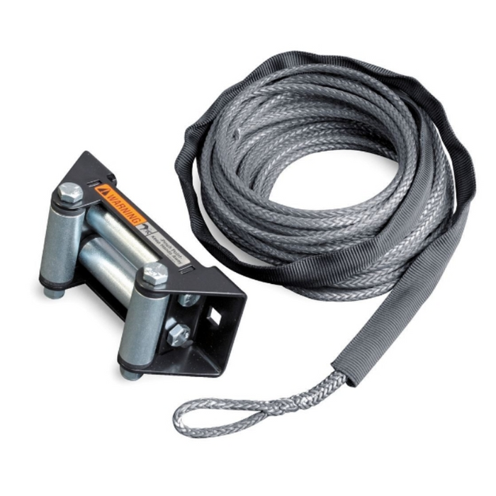 Warn Synthetic Rope 7/32" (5.6Mm) X 50' (15.2M) and Roller Fairlead Kit Model 77835