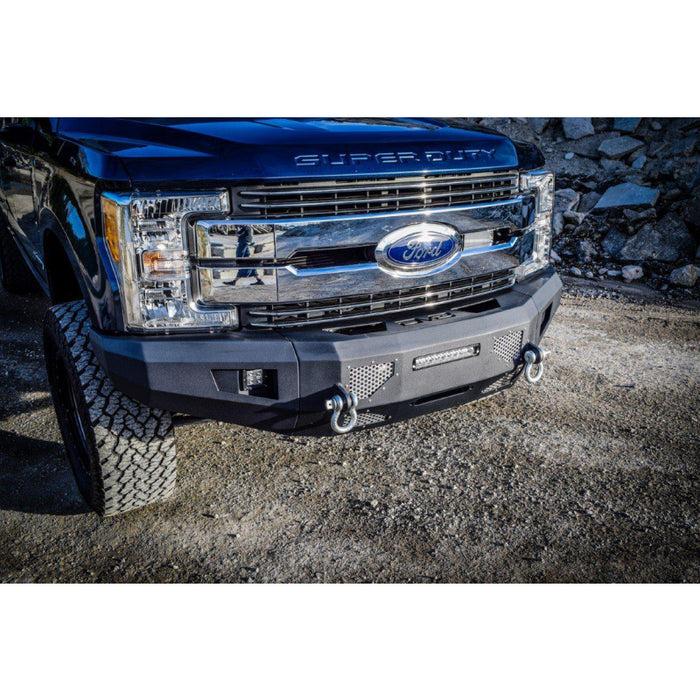 DV8 Offroad 2017-2021 Ford F-250 Super Duty Steel Front Bumper Model FBFF2-03