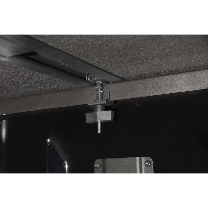 Extang Solid Fold Toolbox 2.0 Tonneau Cover - Black Textured Paint - For Use w/Existing Tool Box - Tool Box Not Included - 2014-2018 (2019 Legacy/Limited) Chevy Silverado/GMC Sierra 1500/2015-2019 2500 HD/3500 HD 6' 6" Bed Model 84450