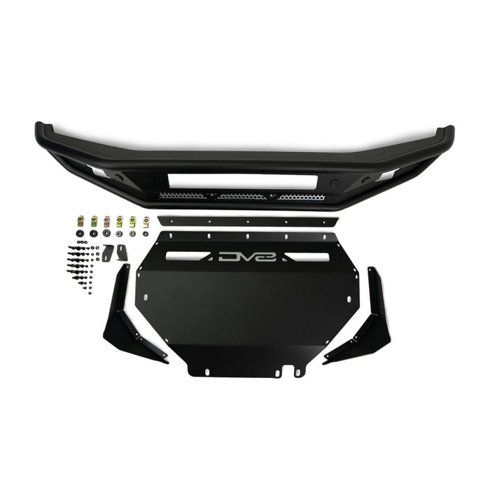 DV8 Offroad 2021-2025 Ford Bronco Competition Series Front Bumper Model FBBR-04