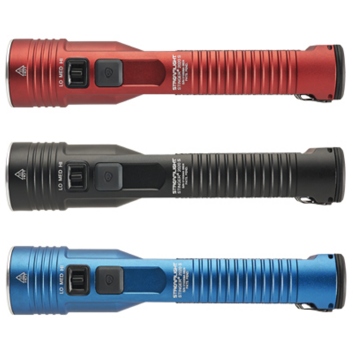Streamlight Stinger® 2020 S Flashlight: PiggyBack® 120V AC Charging System – Black SLI78201