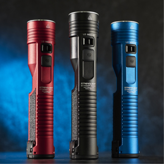 Streamlight Stinger® 2020 S Flashlight: PiggyBack® 120V AC Charging System – Black SLI78201