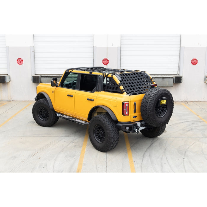 Smittybilt C-RES2 HD Cargo Restraint System - 2" Black Diamond Web (21+ Bronco 4DR) Model 591135