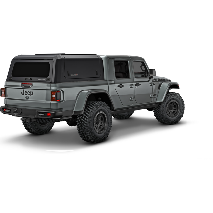 SmartCap Matte Black Truck Bed Cap EVOa Adventure Series w/ Horizontal Locks Model EA0601-MB