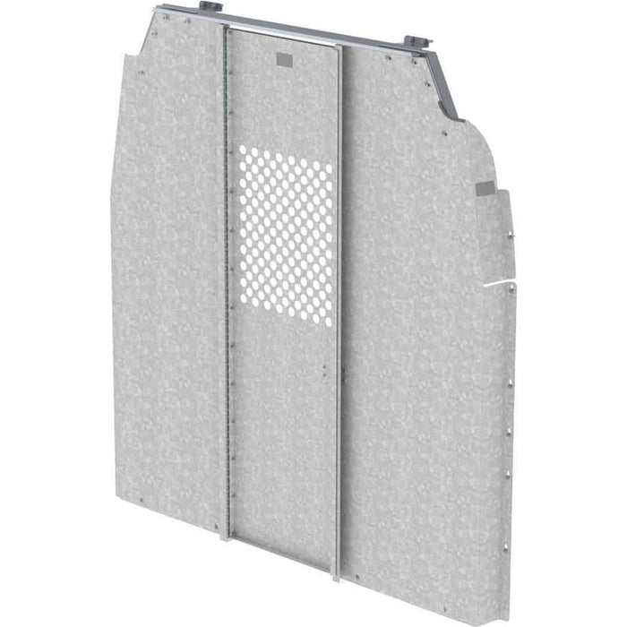 Ranger Design Steel Straight Door Partition for Ford Transit Mid Roof 130" & 148" Wheelbase - Swing Door w/ Perforated Window Model C30-FTM