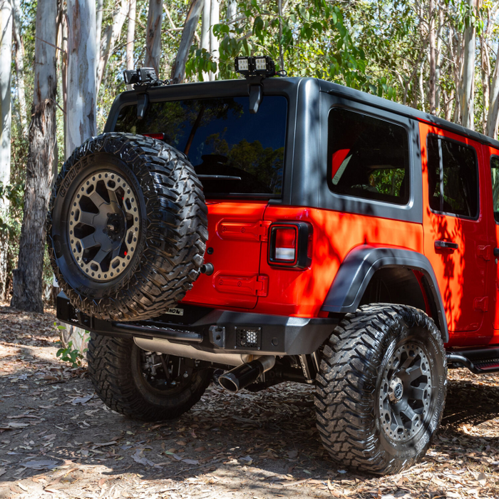 Go Rhino XE Rear Hard Top Light Mounts for Jeep JL/JT Fits two 3x3 LED Cube Lights Model 599502T