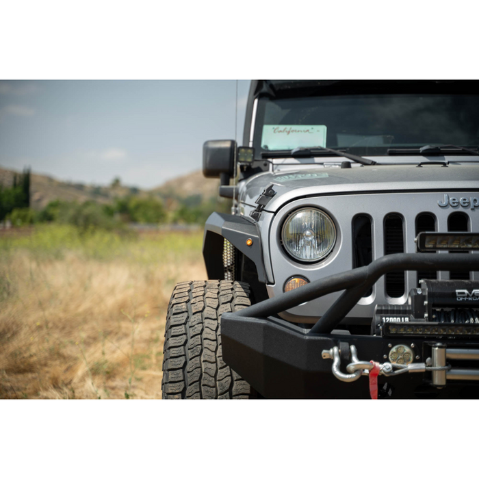 DV8 Offroad 2007-2018 Jeep Wrangler Front and Rear Fender Flares Model FDJK-09