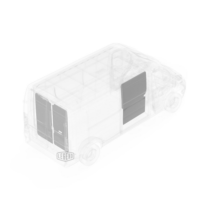 LEGEND DuraTherm Door Liner ONLY - Dual Side Doors RAM ProMaster (all Wheelbase lengths) Cargo Van Low Roof - White Model 603-114-2614LR2