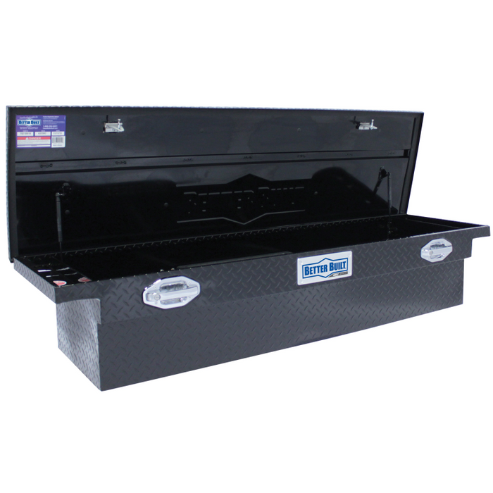 Better Built 69" Gloss Black Aluminum Low Profile Crossover Tool Box Model 79210919