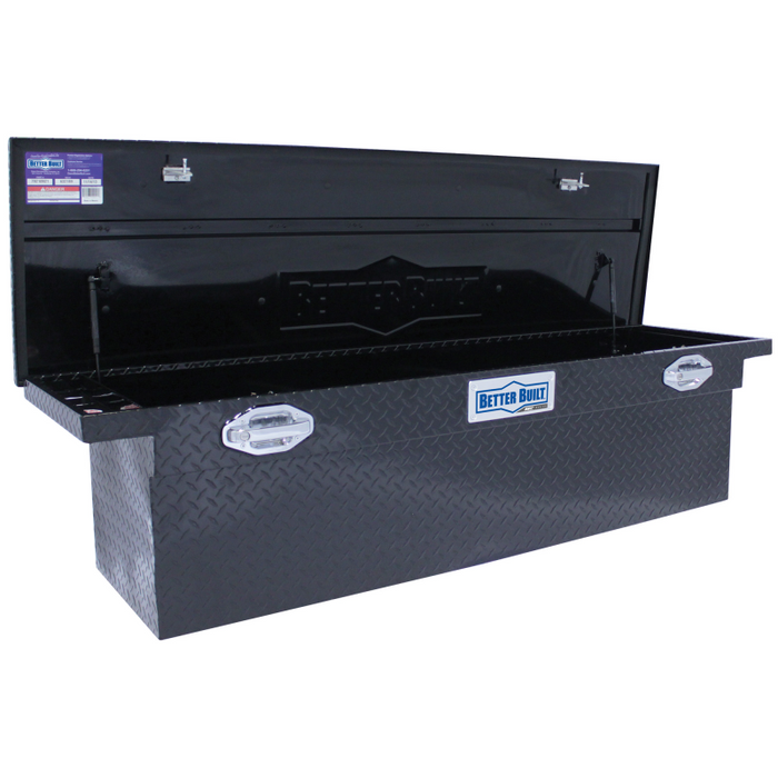 Better Built 69" Gloss Black Aluminum Low Profile Deep Crossover Tool Box Model 79210921