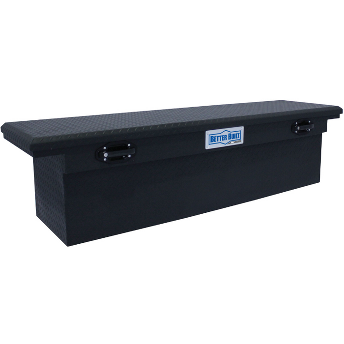 Better Built 71" Matte Black Aluminum Low Profile Deep Crossover Tool Box Model 79211101