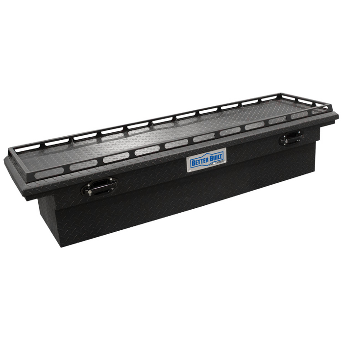 Better Built 69" Matte Black Aluminum Low Profile Crossover Tool Box Model 79211116