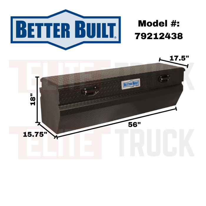 Better Built 56" Matte Black Aluminum Tool Chest Model 79212438