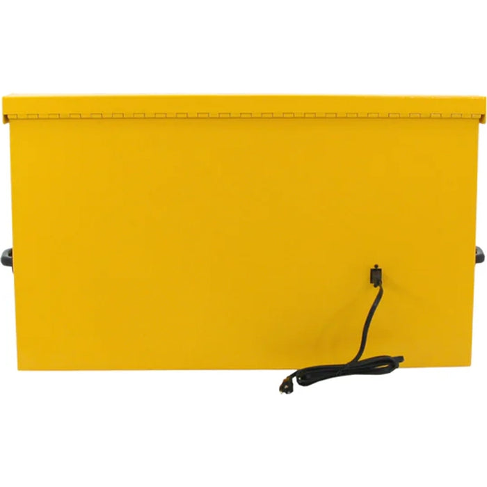 Montezuma 36 x 17 In. Steel Triangle® Toolbox Yellow Top Mount Toolbox DXTB36YY