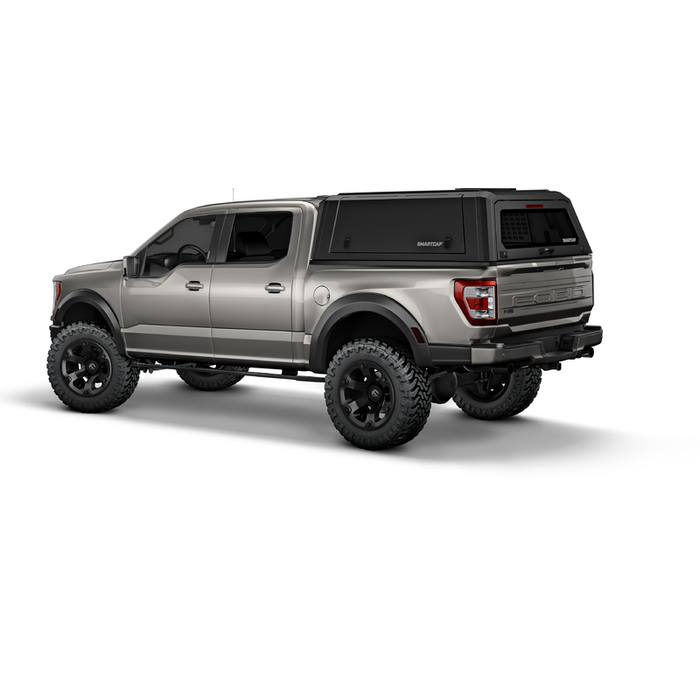 SmartCap Matte Black Truck Bed Cap EVOa Adventure Series w/ Vertical Locks Model EA0318-MB