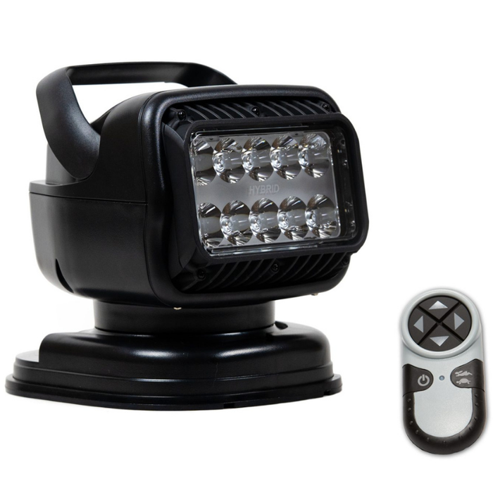 Golight GT Spot Light LED Hybrid Portable Magnetic Mount Shoe Wireless Handheld Remote Black Model 79518GT