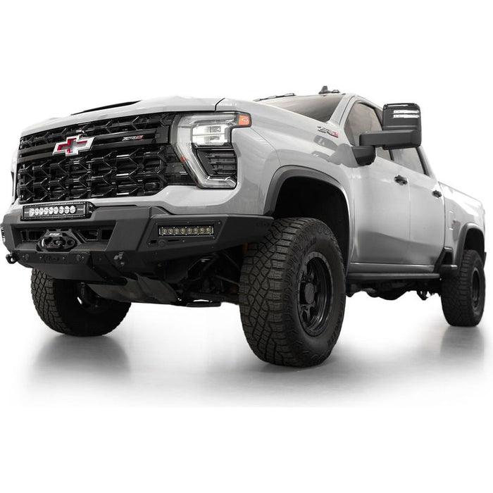 Addictive Desert Designs 24 Chevy Silverado 2500 Phantom Winch Front Bumper Model F820335070103