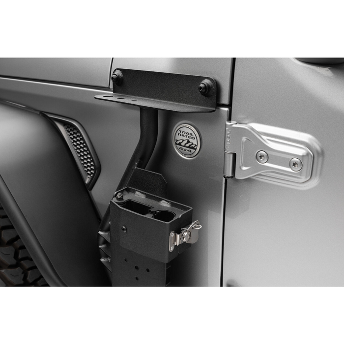 Go Rhino Exterior Hi-Lift Jack Mount with Clamp for Jeep Wrangler JL, JLU, Gladiator JT Model 701011T