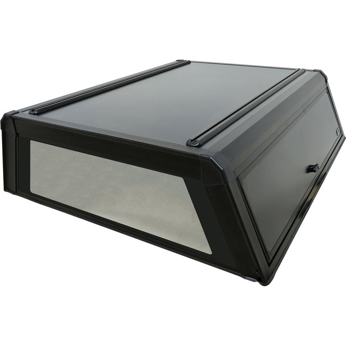 Westin EXP Truck Cap with Solid Front Glass Matte Black Model 16-15505