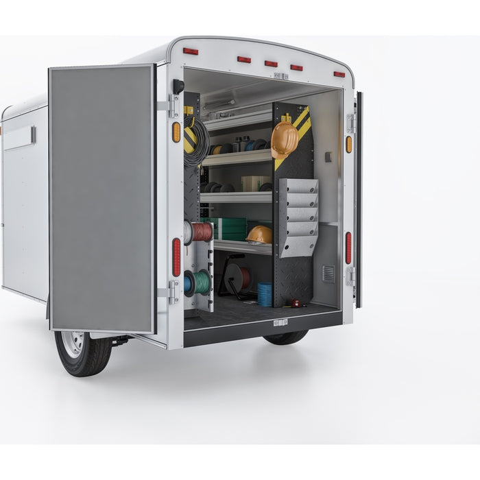 Ranger Design Electrician Van Shelving Package for 14' Box Truck - Enclosed Trailer Model BTL-11