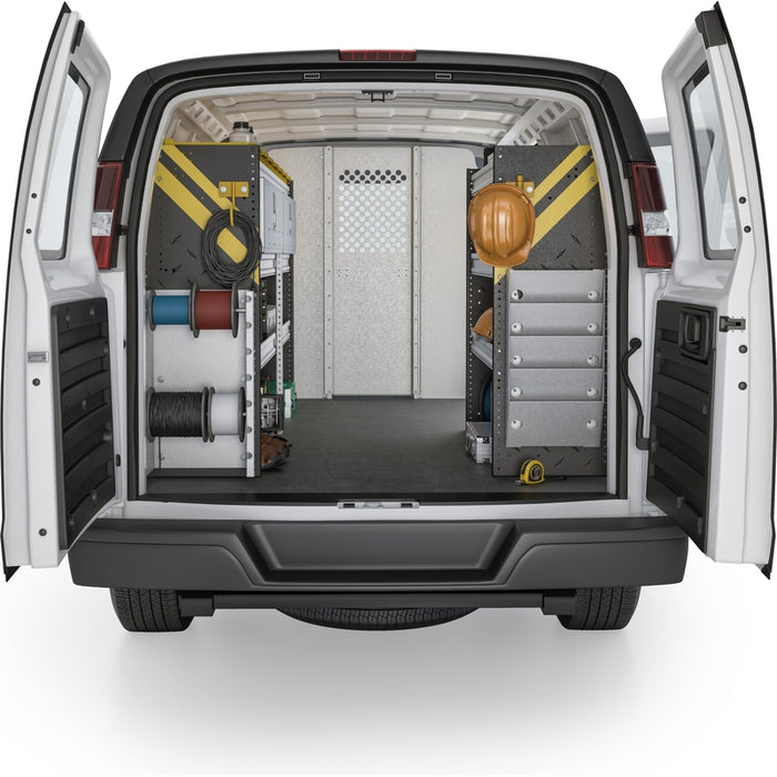 Ranger Design Electrician Van Shelving Package for Chevrolet Express 135" Wheelbase Model GSR-11