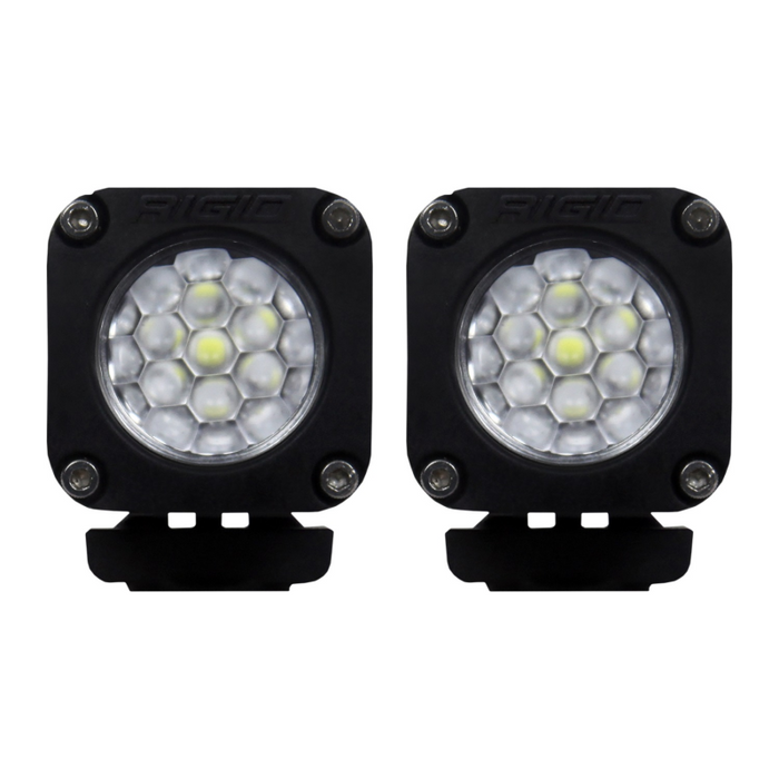 Rigid Industries Ignite Back-Up Kit, Diffused Lens, Surface Mount, Black Housing, Pair Model 20541