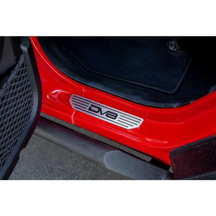DV8 Offroad 2018-2026 Jeep Wrangler JLU Gladiator JT 4-Door Sill Plates Rear Door only Model D-JL-180014-SIL4