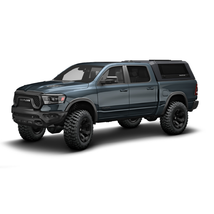 SmartCap Matte Black Truck Bed Cap EVO Sport Series w/ Vertical Locks Model EV1005-MB