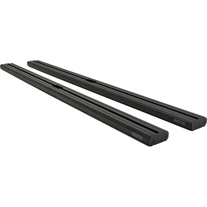 Westin EXP Truck Cap Cross Rails 43"L Pair Black Aluminum Model 16-10057