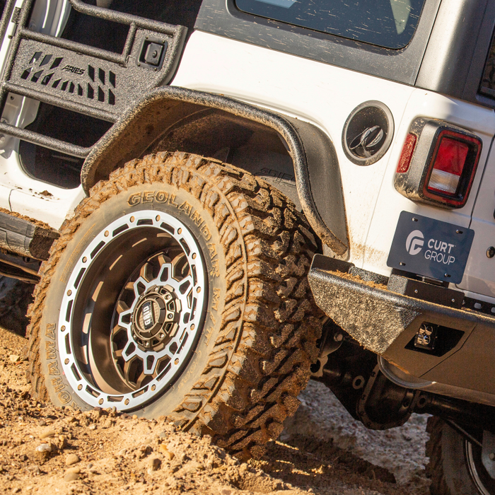 ARIES Jeep Wrangler JL Aluminum Rear Inner Fender Liners Model 2500550