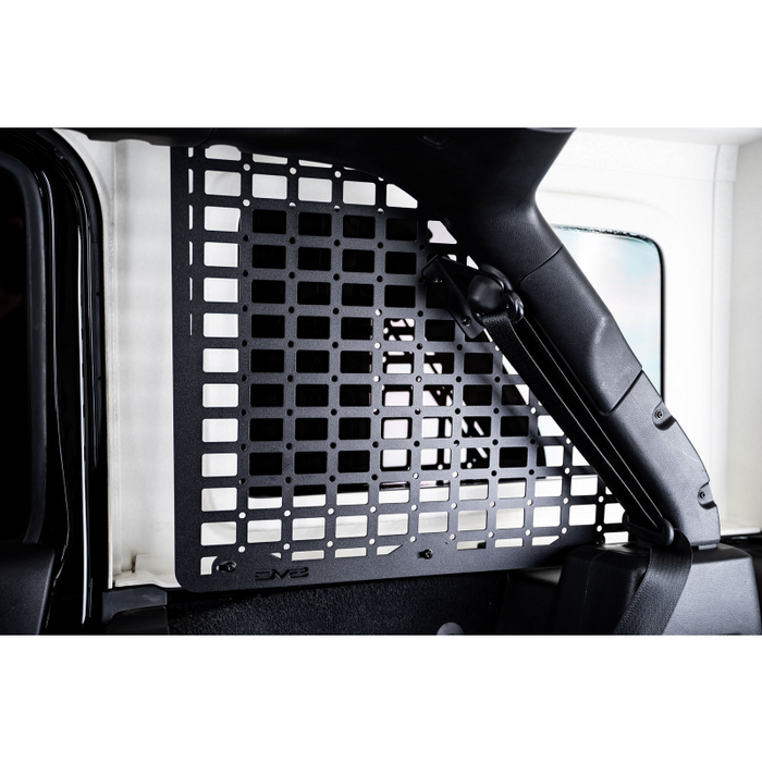 DV8 Offroad 2018-2025 Jeep Wrangler Rear Window Molle Panels Model MPJL-01
