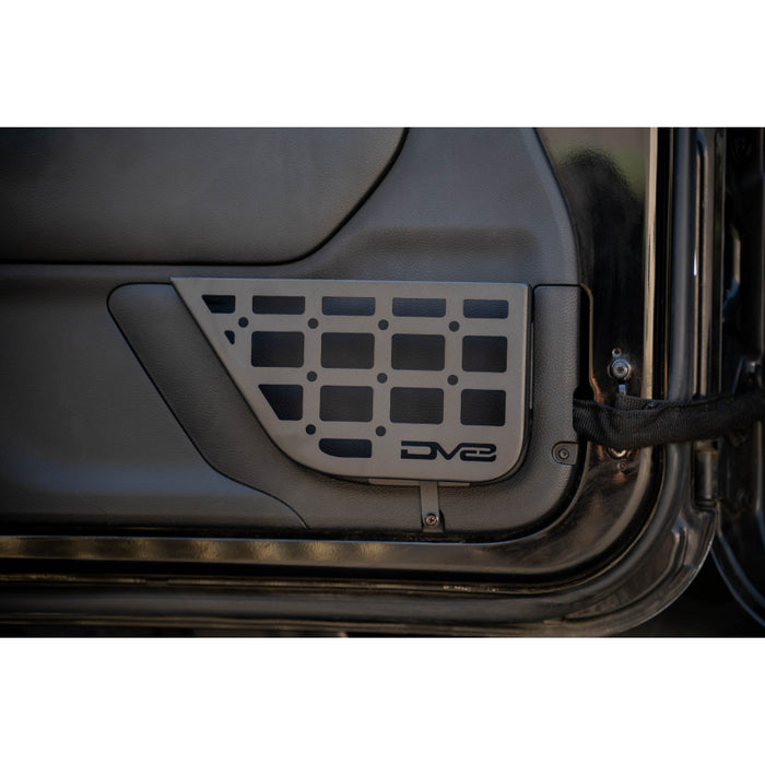 DV8 Offroad 2011-2018 Jeep Wrangler JK 2-Door Slim Front Door ONLY Molle Pockets Model MPJK-07